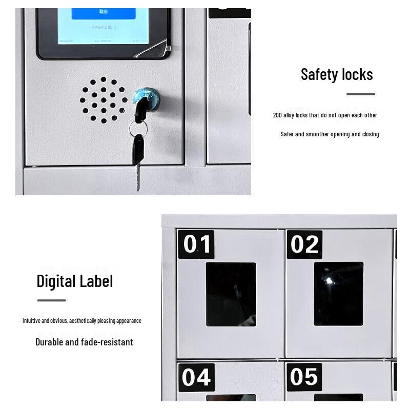 Smart Phone Charging Cabinet with Face Recognition