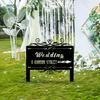 Metal Address Sign with Stakes, House Number Plaque, Yard Decor, Outdoor Garden Gift