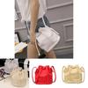 Elegant Hot Sale Women Handbag Small Bucket Shape Bags Pu Leather Shoulder Crossbody Bag With Timeless Design