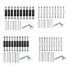 10Pcs Adjustable Cassette Screws Electrical Box Screws Support Rod Switches Universal Outlet Repairer with Wrench
