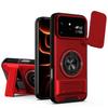 KEYSION Magnetic Phone Case for Infinix Note 60 Ultra 5G Slide Camera Protection Upright Stand 360° Ring Shockproof Back Cover