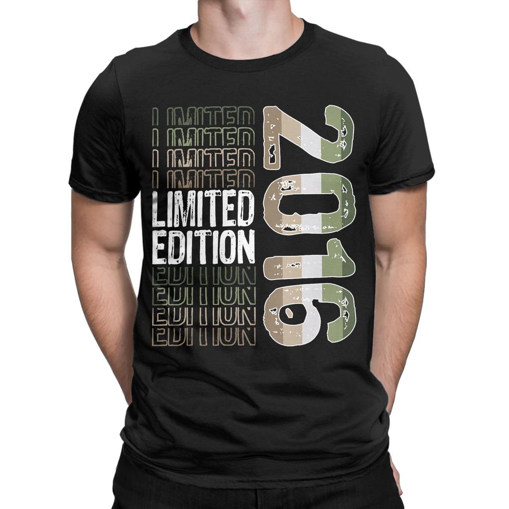 Vintage 2016 Retro Birthday Classic Funny 100% Cotton T-Shirt Tops Tees For Men