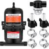 Kingdder RV Accumulator Tank 0.75L 12V 125PSI Pressurized Accumulator Tank 1/2 MNPT Twist On Pipe Strainer Automotive Replacement Suitable for RV,