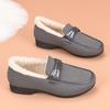 Doudou Shoes In Winter Fleece Warm Mother Shoes, Middle-aged and Elderly One Kick, Soft-soled Non-slip Flat Boots, Two Cotton Shoes