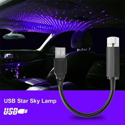 LED Auto Dach Stern Atmosphäre Lichter Projektor Licht Innen Galaxy Lampe Dekoration Licht USB Stecker