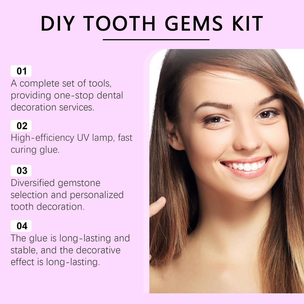 Eelhope Diy Unique Teeth Kit Colorful Smile Confidence Set For Bold Expressions Beauty