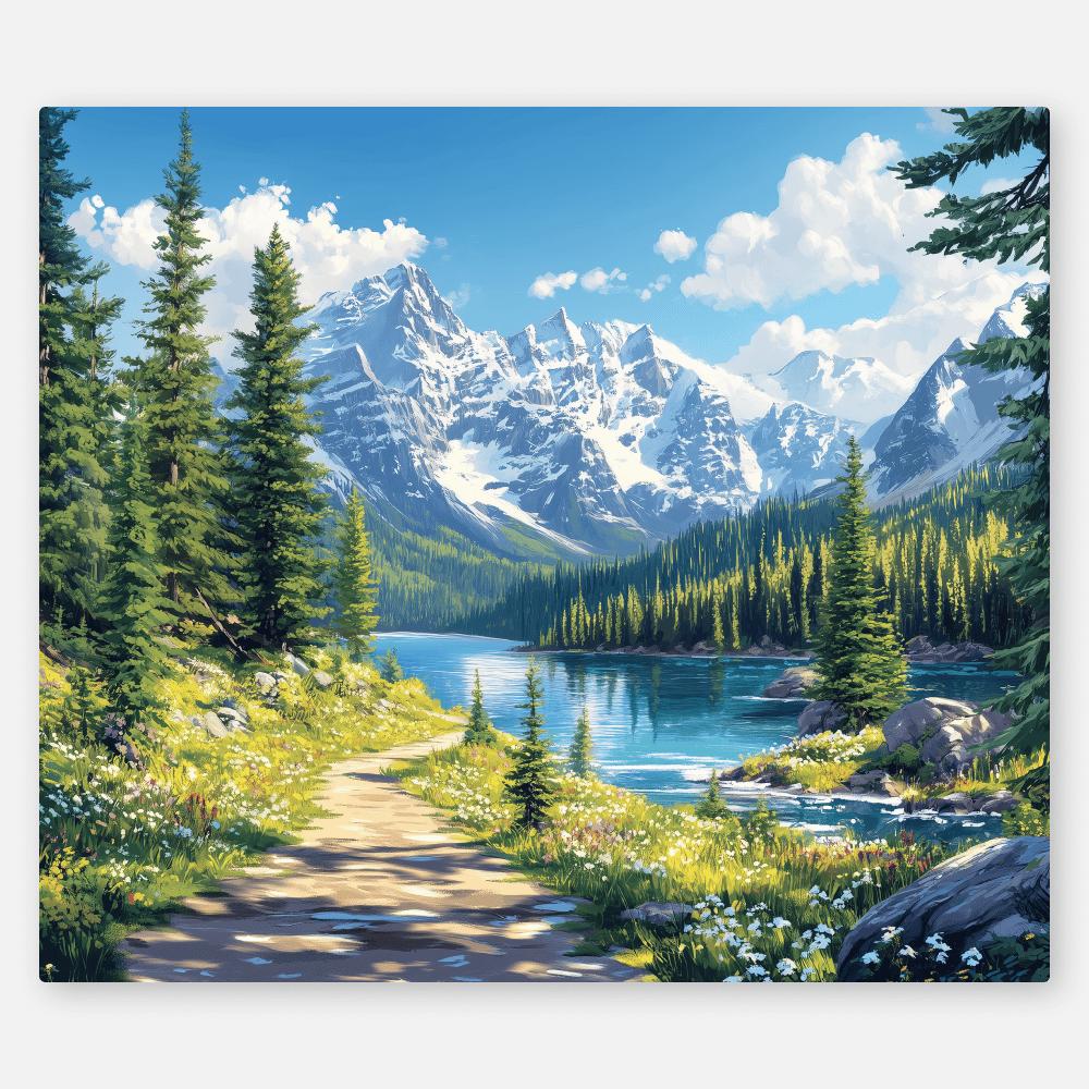 Italian Lake Como Scenery Tapestry Oil Painting Style Wall Hanging Polyester Aesthetic Decor for Bedroom Living Room Dorm