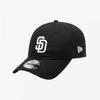 New Era Czapka z daszkiem San Diego Padres Bez Struktury Średnie Logo Czarna 14392418