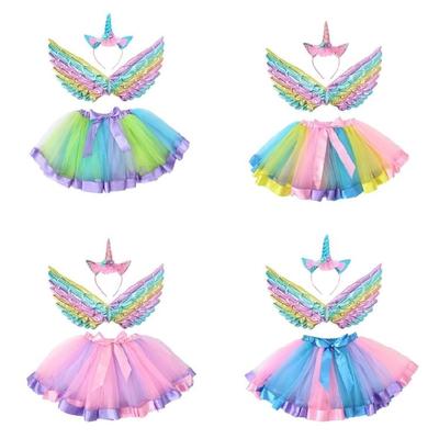 Fasce per capelli con unicorno Ali da fata Cosplay di Halloween Accessori per costumi da unicorno
