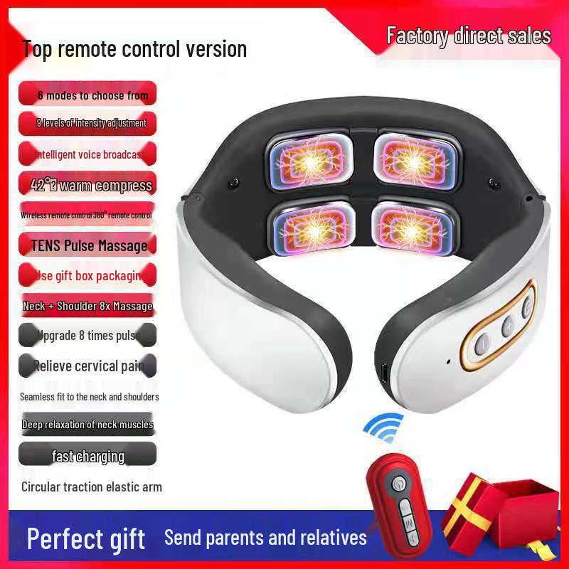Smart Electromagnetic Pulse Neck and Spine Massager