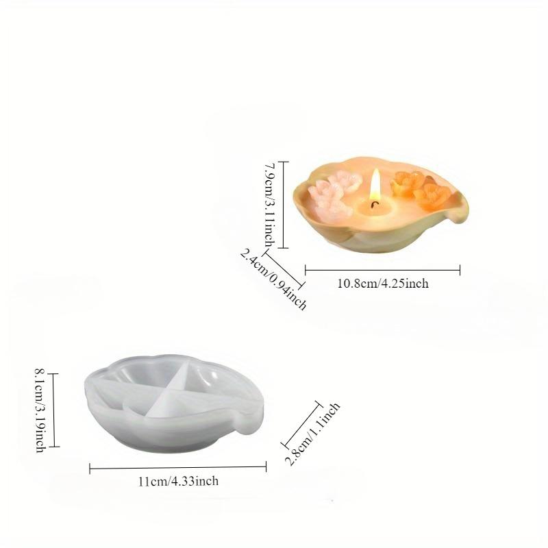 DIY Drip Glue Mold Cloud Storage Box Silicone Mold Gypsum Aromatherapy Candle Cup