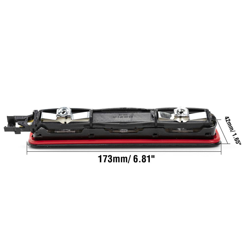 For VW Caddy 2004-2015 3rd Black Center Centre High Level Rear Brake Light Lamp