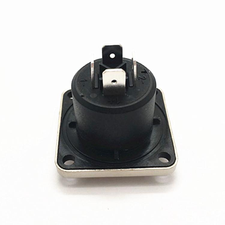 Metal Four-Core Audio Socket Amplifier Seat