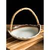 Creative Handheld Hanging Plate Featured Platter Ceramic Sushi Sashime Plate