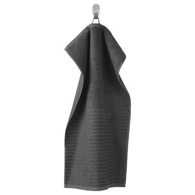 Hand Towel Dark Grey, VAGSJON Hand Towel Dark Grey,