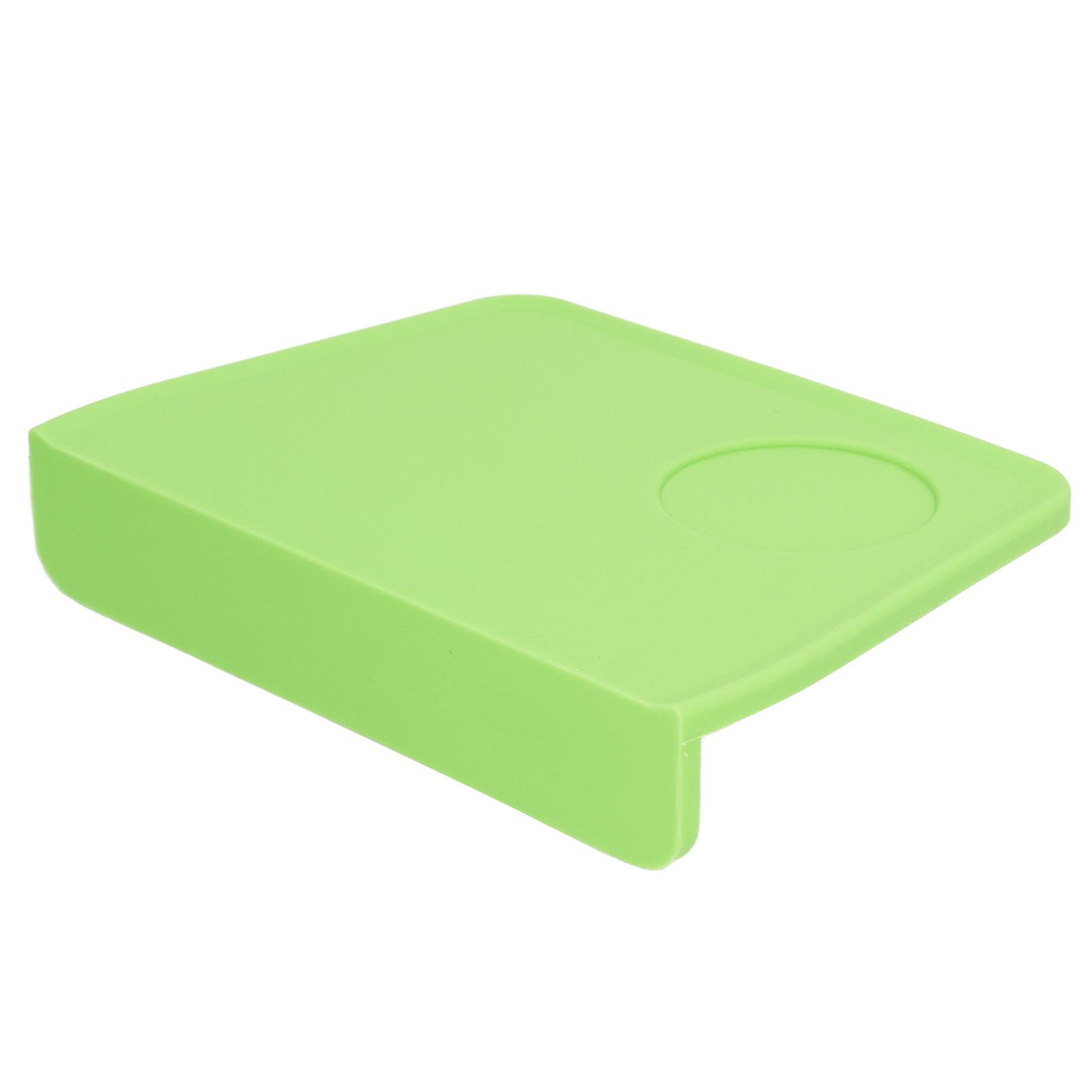 Silicone Coffee Tamping Pad Food Grade Coffee Machine Tamping Mat for Home Kitchen Bar Coffee Shop зелёный