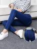 2025 Autumn Korean Style High-Waisted Women's Plus Size Stretch Skinny Jeans