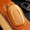 2024 Honda Odyssey & Elysion Key Cover: Genuine Leather Remote Control Case with Buckle.