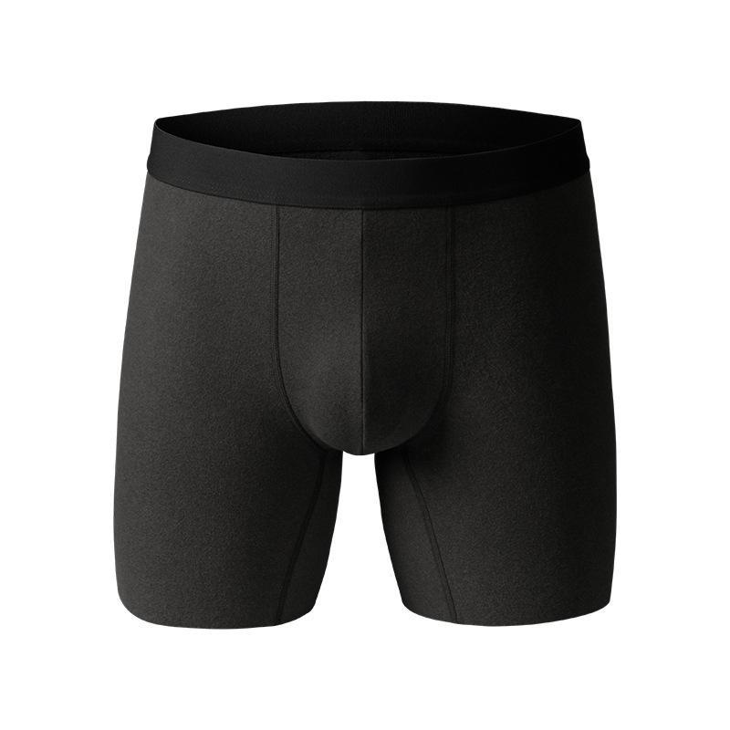 

Мужское утолщенное бархатное теплое спортивное однотонное длинное нижнее белье со средней талией L темно-серого