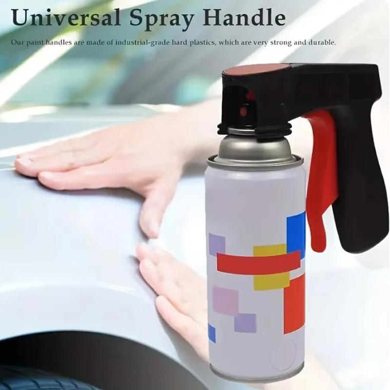 General reusable spray gun nozzle, 1 portable spray handle, automatic spray painting device for applying car color film