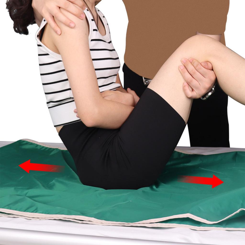 Patients Slide Transfer Sheet Nylon Slide Sheet Reusable Sliding Sheet for Easy Patient Movement in Beds and Wheelchairs