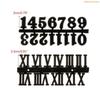 K1AE Arabic Roman Numeral Clocks Number Plate Taste Wall Clock Accessories DIY Craft