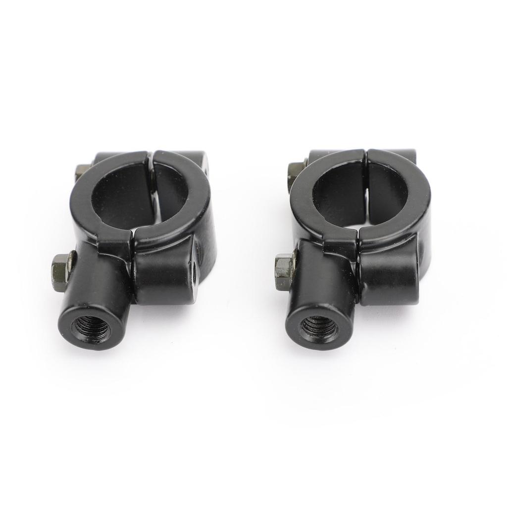 7/8" Motorcycle Handlebar Mirror Adaptor Clamp Mount Bracket 8mm CCW Aluminium