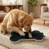 Dog Scratching Board with Compartment Bone-Shaped Nail File Wooden