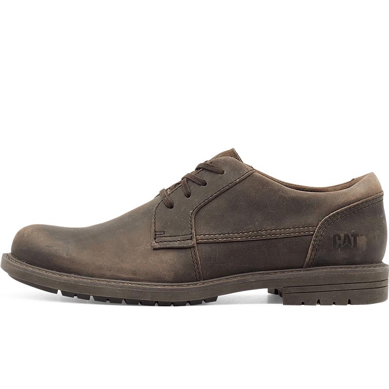 

CAT Men s Low-Top Leather Casual Shoes 43