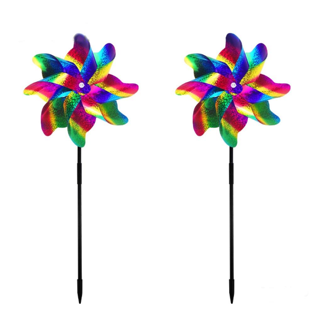 Anti Vögel Kinderspielzeug Windmühle Bunter Vogelabwehrer Neue Reflektierende Windmühle Vogelabwehr