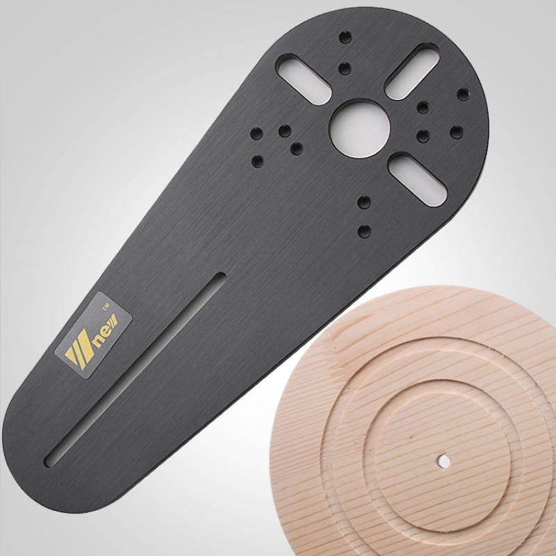 1set Circle Cutting Jig for Small Wood Routers Electric Hand Trimmers Woodworking Milling Groove