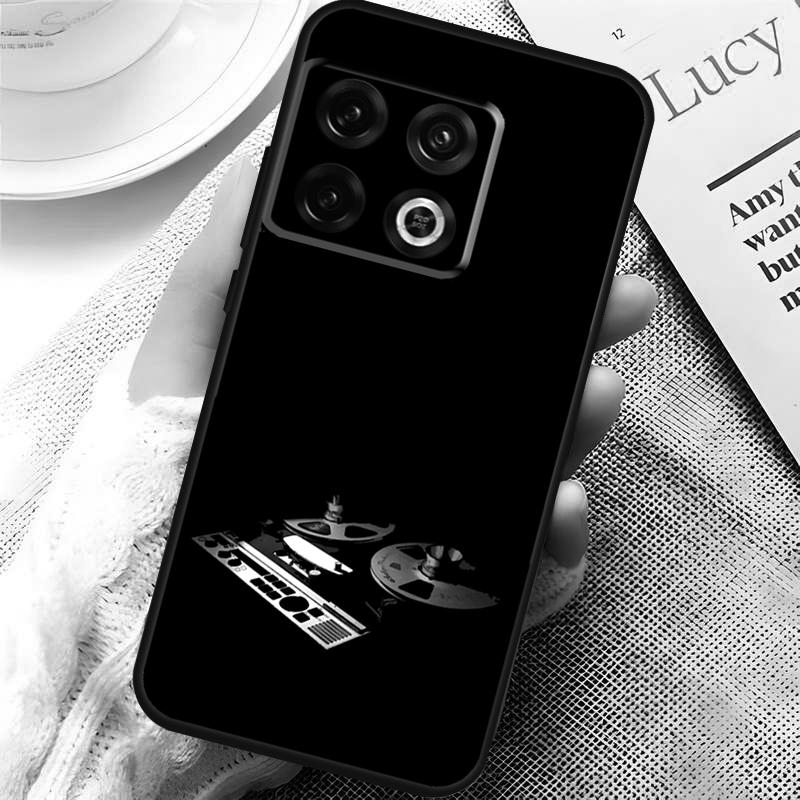 Vintage Reel Tape Recorder Cover For OnePlus 13R 15 13 13T 12 12R 10T 11 10 Pro OnePlus Nord 5 CE 3 4 Lite N20 N30 Case