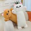 Long Cat Throw Pillow Pillow Cloth Doll Bed Sleeping Children Doll Plush Toy Boys and Girls Legs Super Soft
