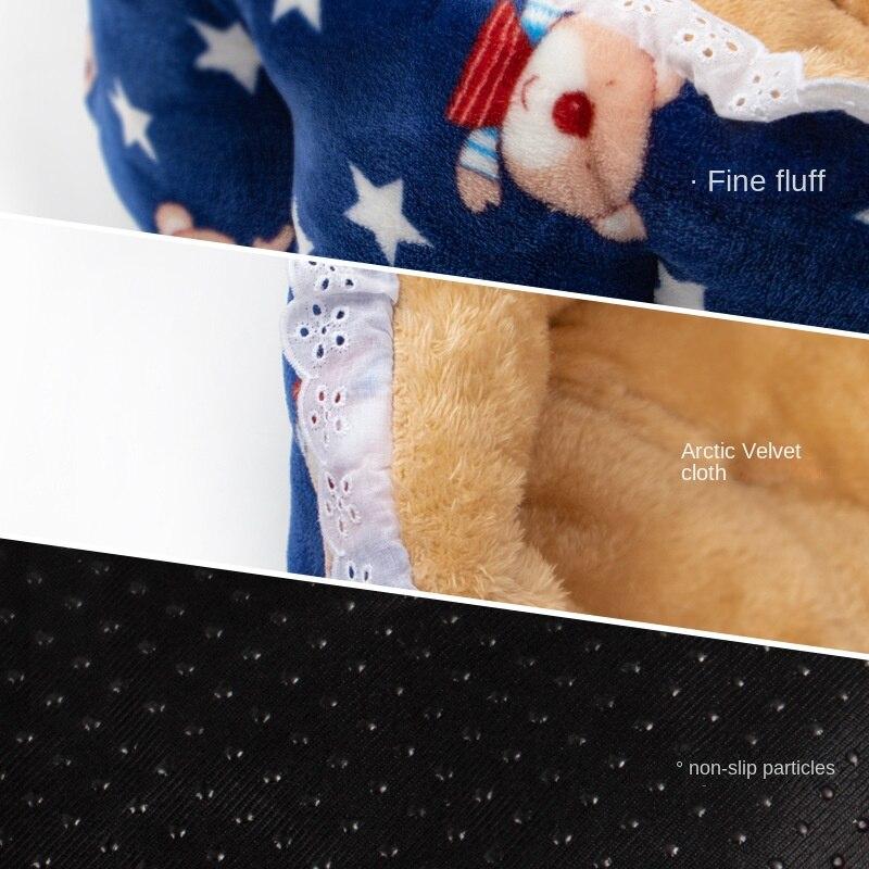2023 Pet Supplies Four Seasons Round Cat Kennel Cartoon Kennel Warm Color Matching Pet Mat