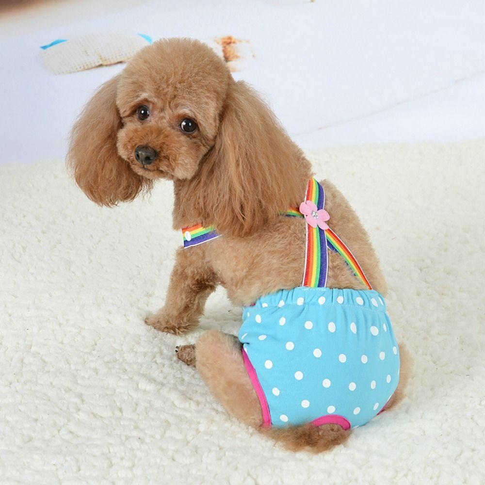 XS~XL Dog Physiological Pants Polyester Dog Menstrual Pants Breathable Puppy Underwear Briefs  Dog