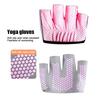 Yoga Slim Anti Slip Four Finger Gloves Gym Fitness Pilates Half Finger Gloves Unisex Workout Glove Bodybuilding Hand Protector