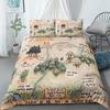 Ginko Duvet Cover Set King Queen Double Full Twin Single Size Bed Linen Set