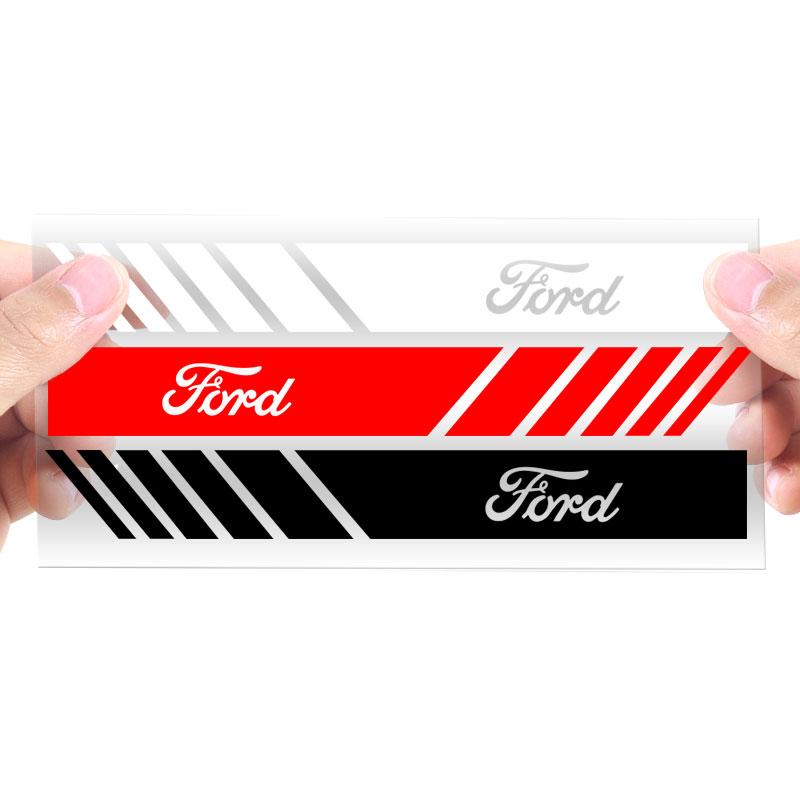 Avtomobilning orqa ko'rinish oynasi yon chizig'i stikeri, Ford Focus Mondeo MK1 MK2 MK4 MK3 Fiesta ST Line Kugo Transit Escape Fusion Explorer uchun avtomobil kuzovi