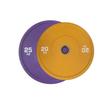 Colorful Rubber Weightlifting Plates - Drop-Resistant Set for Gym & Home Training