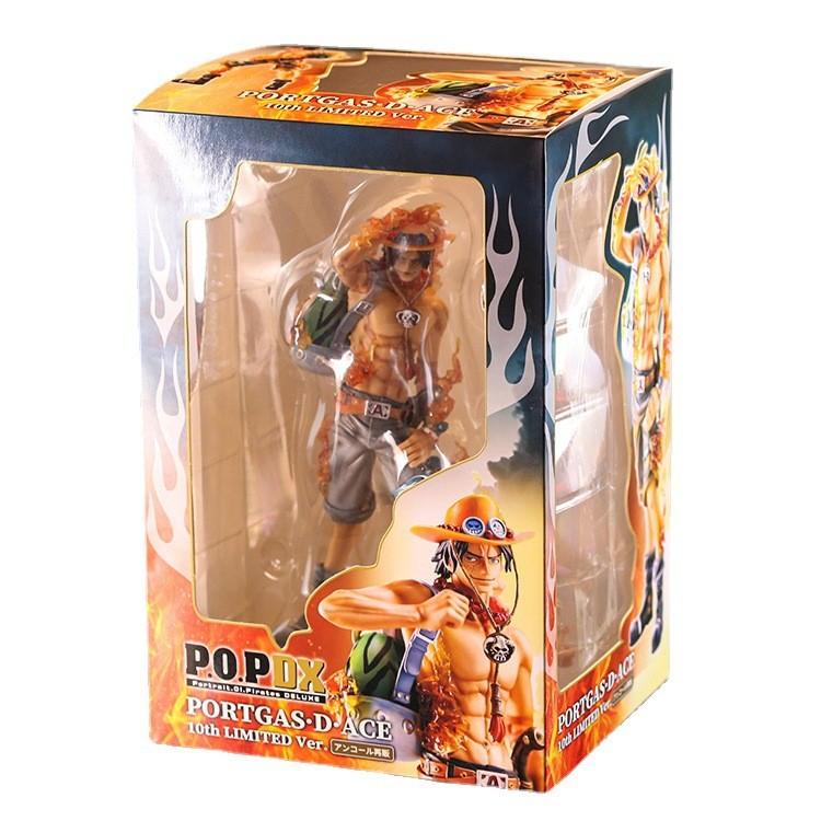 Exquisite PVC-Sammelfigur von Ace aus One Piece mit künstlerischem Doppelkopf-Design