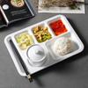 Huihuang Melamine 6-Compartment Canteen Tray