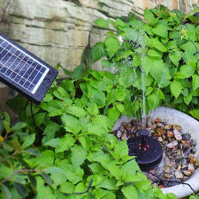 Solar Fountain Pump for Birdbath 6V 3.5W Solar Powered Brushless Submersible Water Pump Built-in