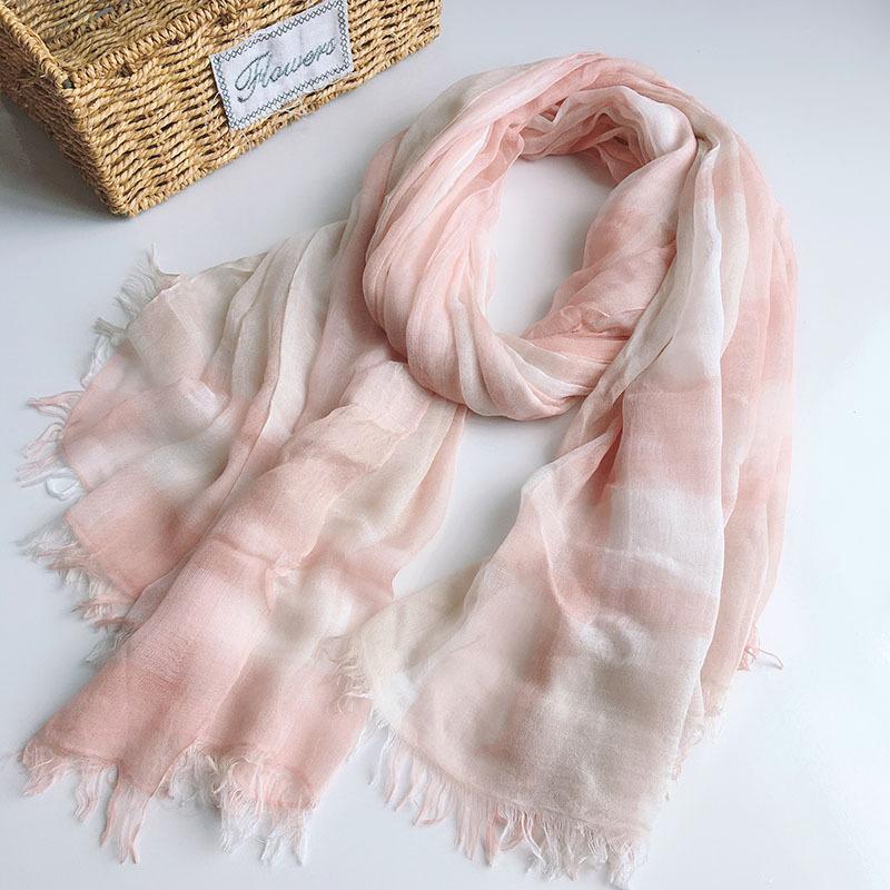 Silk  ModaL  Scarf  For Women 130*180 Plaid Shawl  latest turban for women head wrap scarf hijab scarf women turban
