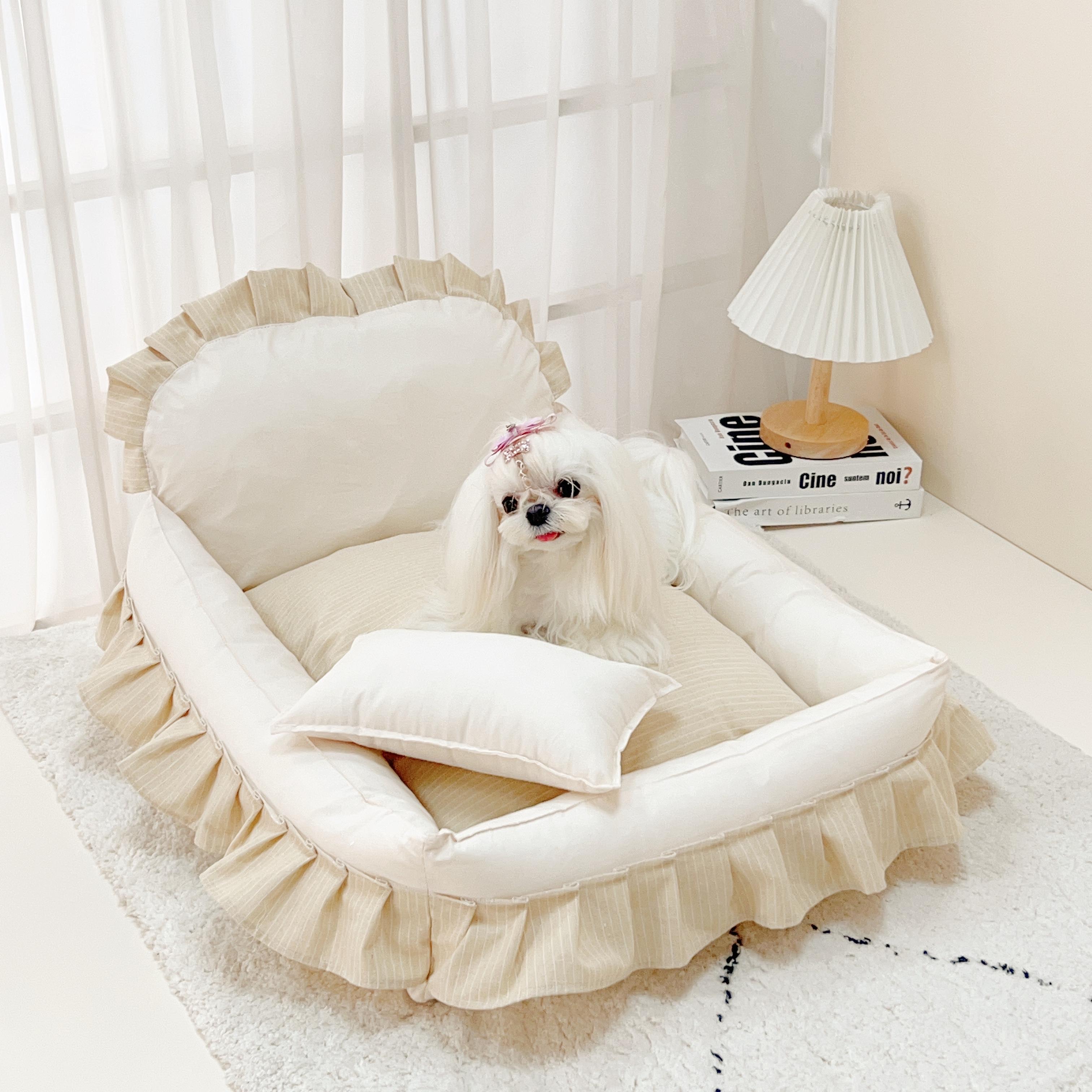 

Pet Kennel Can Be Disassembled and Washed Full Size Dog Bed Soft and Comfortable Dogs Mat Strong and Durable Pet Products 50X40cm