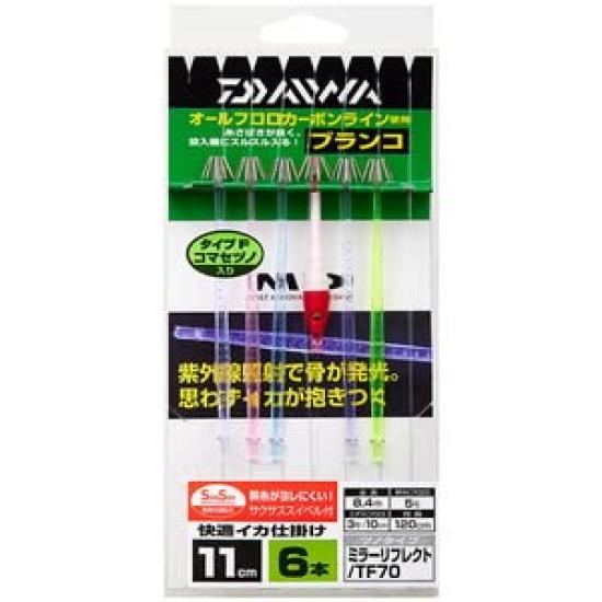 

DAIWA Comfortable Squid Mirror 11S RF SS 6 шт., плавающие, красные и белые