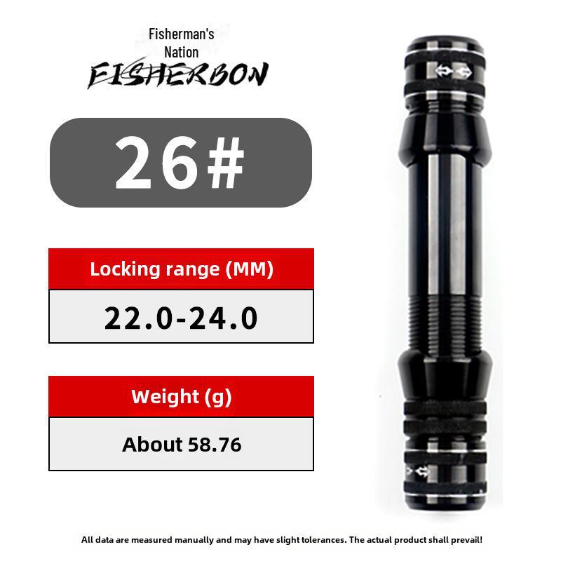 Retractable All-Metal Fishing Rod Seat with Self-Locking Mechanism