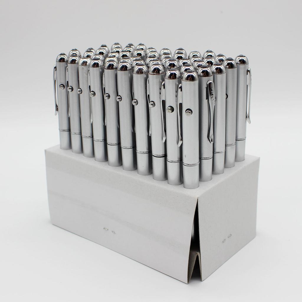 Multi-Purpose Invisible Rotary Ball-Point Pen with LED Light Counterfeit Detector School Office Supplies