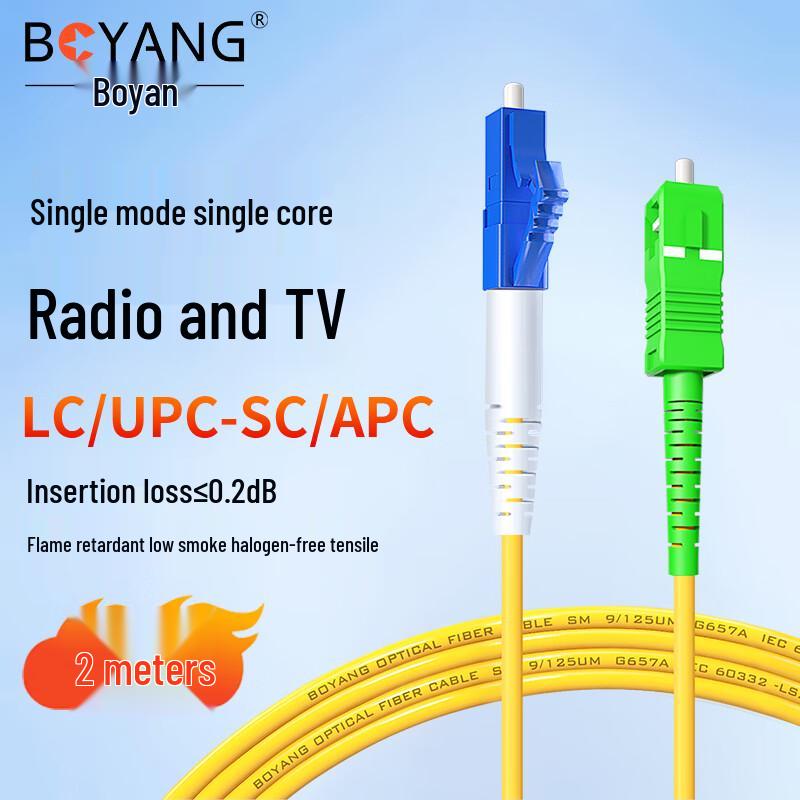 BOYANG Single Mode Fiber Optic Patch Cord