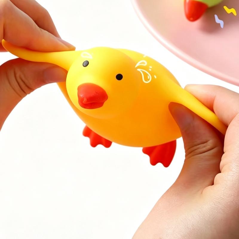 Squishy Antistress Duck Goose Fidget Toy Cute Animal Vent Decompression Stretch Toy Soft Squeeze Stress Relief Toy Gift for Kids