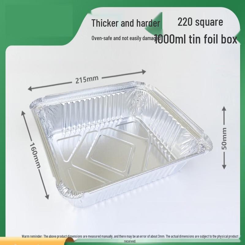Disposable Aluminum Foil Meal Boxes with Lids